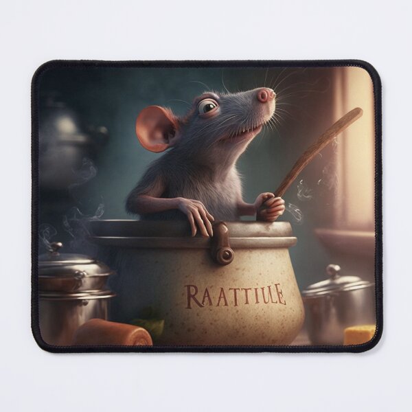 Artikelvorschau, ratatouille artwork by pitasso cooking mouse kochende maus entworfen und verkauft von DErstling.
