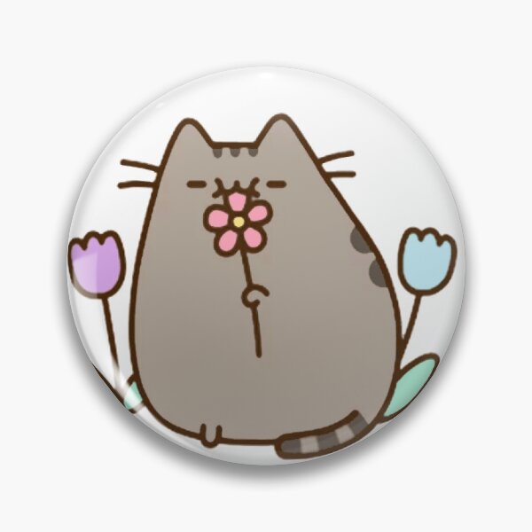 Item preview, cute cat with flowers  designed and sold by AdonisGifts.
