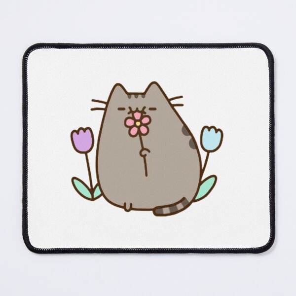 Item preview, cute cat with flowers  designed and sold by AdonisGifts.