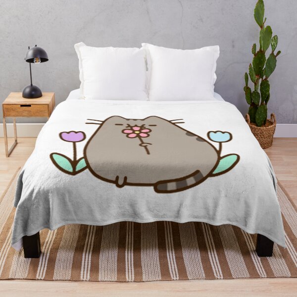 Item preview, cute cat with flowers  designed and sold by AdonisGifts.