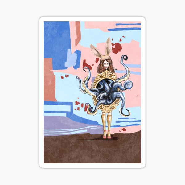 Alice in Wonderland tarot card, Stable Diffusion