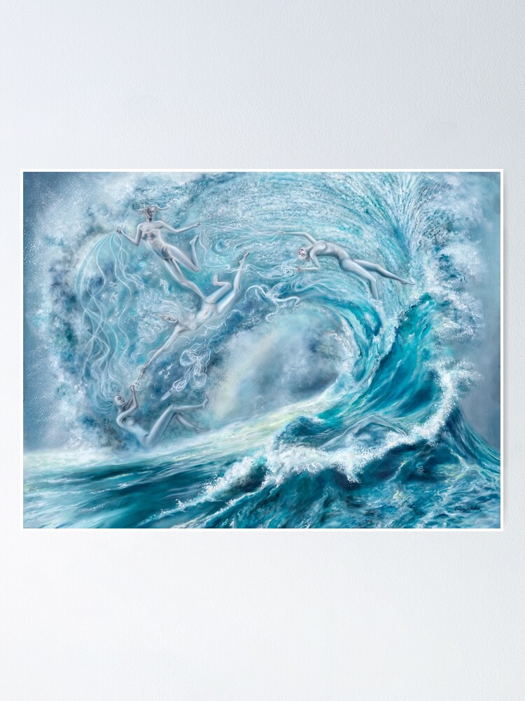 Spirits Of The Sea Poster By Ericawexler Redbubble
