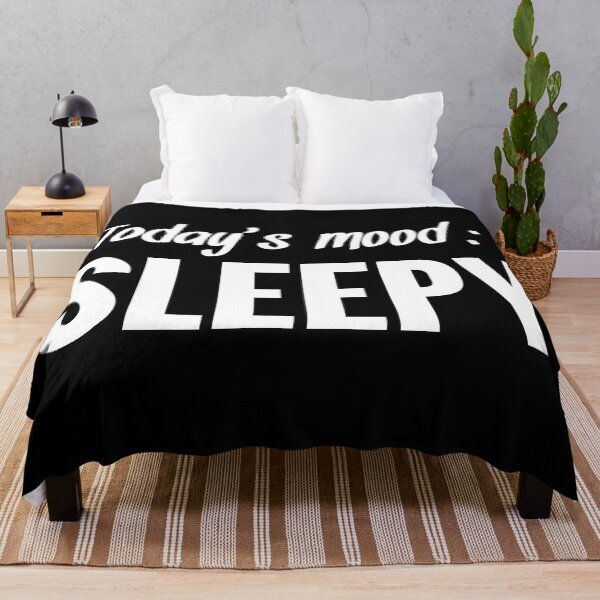 Item preview, Today's mood : Sleepy - Funny Laziness Quotes designed and sold by EnzoVectorism.
