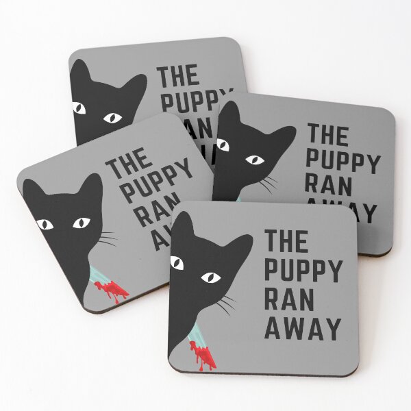 Item preview, The Puppy Ran Away designed and sold by T- VIbes ⭐ ⭐ ⭐ ⭐ ⭐.