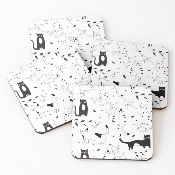 Item preview, Cat, Cat Goruh, Kerman Euclidean Icon, Black and white cat, white, text, simple designed and sold by berlamo.