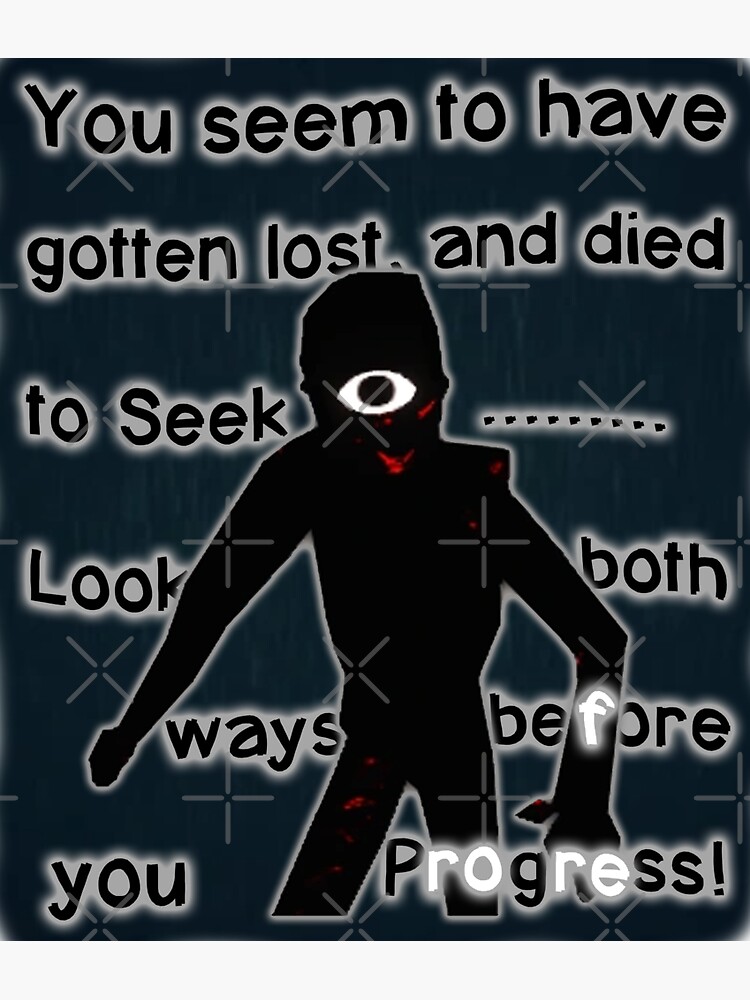 "DOORS Died to Seek" Sticker for Sale by SJarkCube Redbubble