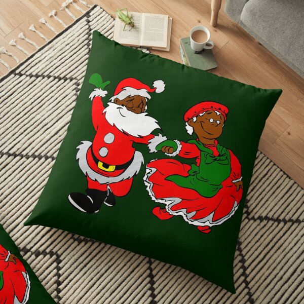 santa and mrs claus pillows