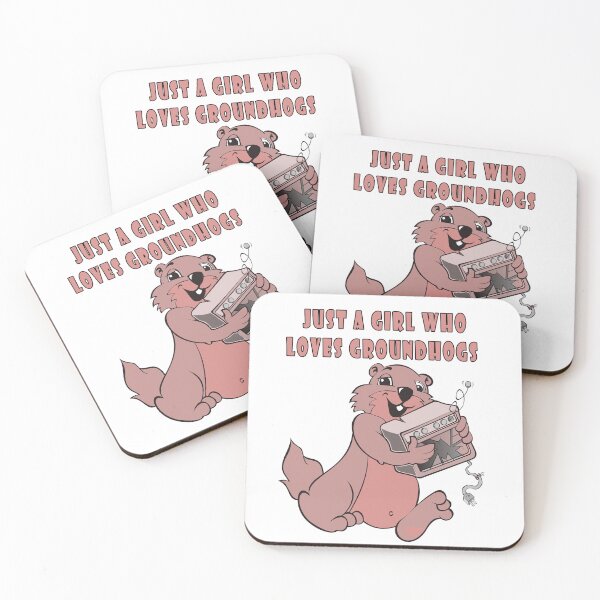 Item preview, Just A Girl Who Loves Groundhogs designed and sold by Soudesign99.