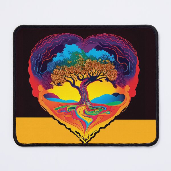 Item preview, Abstract Landscape Heart Tree #4 designed and sold by PhiloSophyEye.