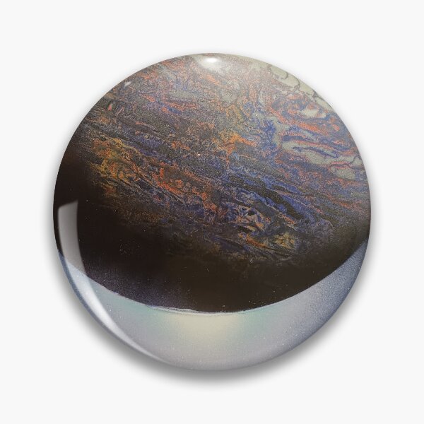 Item preview, Spray paint art, multicolor planet designed and sold by WoodRocksArt.