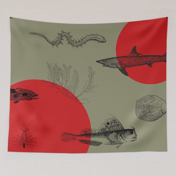 Item preview, Vintage Sharks & Sea Creatures designed and sold by perfektdesign.