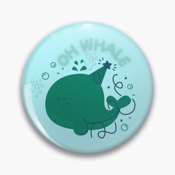 Artikelvorschau, Oh Lovely Whale Lustiges Sprichwort-Wortspiel von Oh Well- Ich liebe Wale entworfen und verkauft von LILY ROSE.