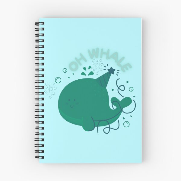 Artikelvorschau, Oh Lovely Whale Lustiges Sprichwort-Wortspiel von Oh Well- Ich liebe Wale entworfen und verkauft von LILY ROSE.