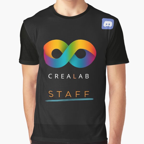 Item preview, CreaLab Discord Server Staff (with Discord symbol) designed and sold by NewHumansDesign.