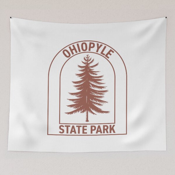 Item preview, Ohiopyle State Park Pennsylvania Vintage Tree designed and sold by HalpinDesign.
