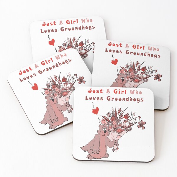 Item preview, Just A Girl Who Loves Groundhogs designed and sold by Soudesign99.
