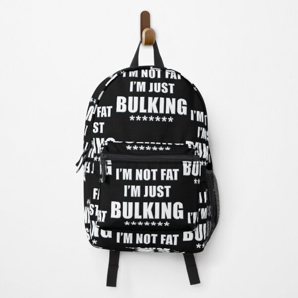 Item preview, I'm Not Fat I'm Just Bulking Funny Weightlifting designed and sold by GeorgiHeyward.