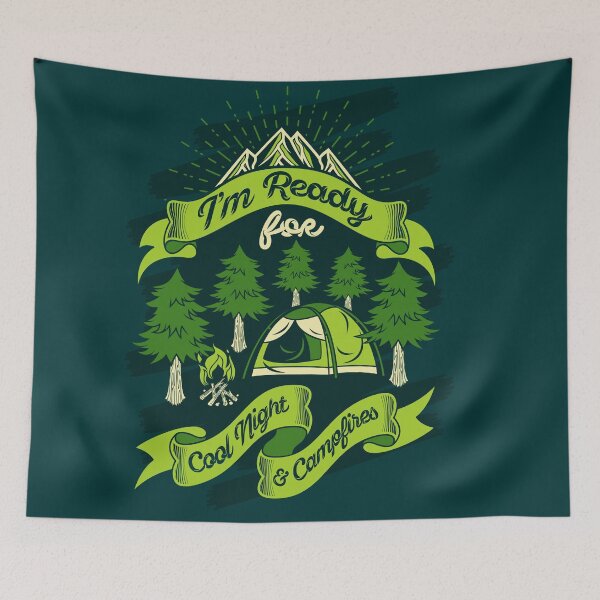 Item preview, I am Ready for Cool Night & Campfires designed and sold by eskitus2020.