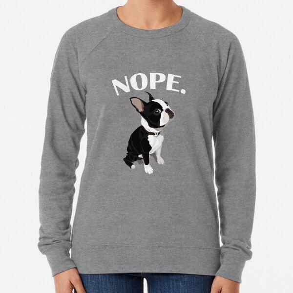 Boston Terrier Lightweight Sweatshirt