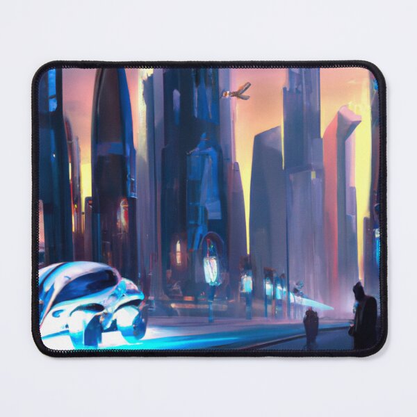Item preview, Dubai at Night -  A City in Motion with Special Flying Vehicles and Illuminated Streets designed and sold by WBP Mart.