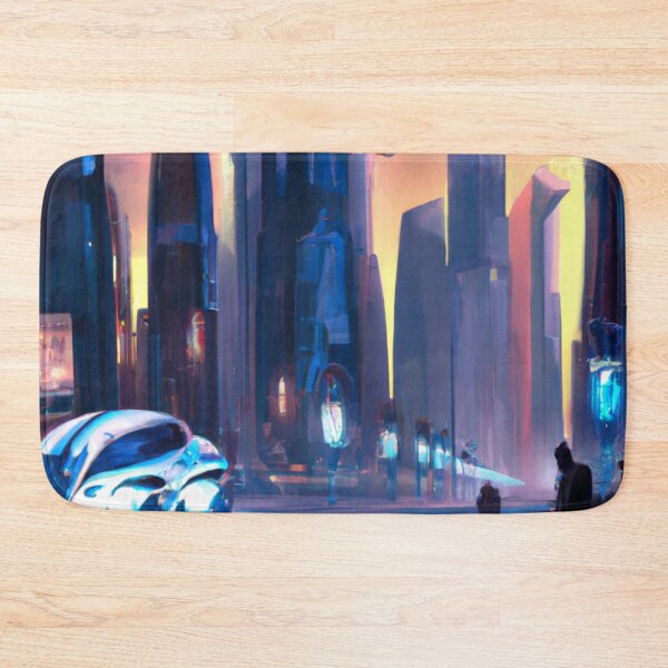 Item preview, Dubai at Night -  A City in Motion with Special Flying Vehicles and Illuminated Streets designed and sold by WBP Mart.