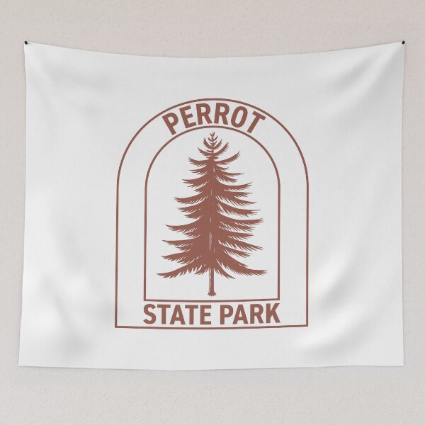 Aperçu de l'œuvre Perrot State Park Wisconsin Vintage Tree créée et vendue par HalpinDesign.