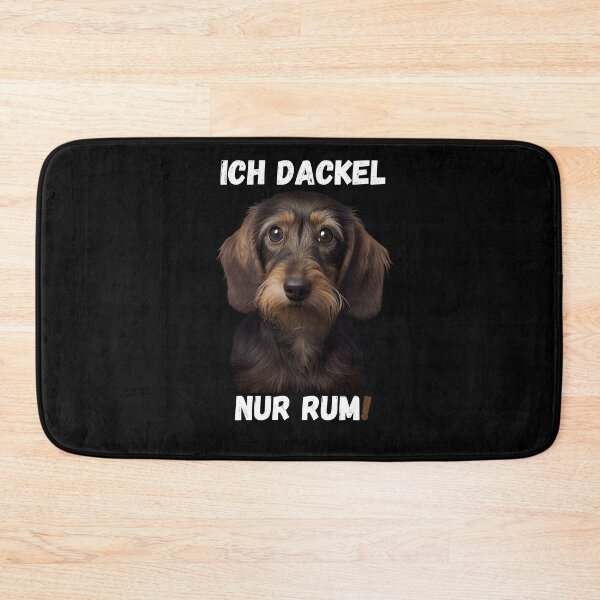 Artikelvorschau, Süßer Rauhaar Dackel - Ich Dackel nur rum! 2 entworfen und verkauft von PD-Store.