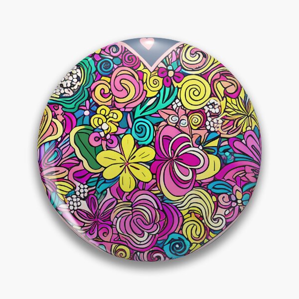 Item preview, A Heart of Flowers, with a Rainbow of Hearts Around It Gift designed and sold by TMelonShop.