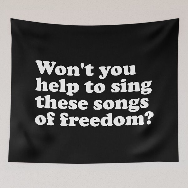 Item preview, wont you help to sing? (white) designed and sold by didijuca.