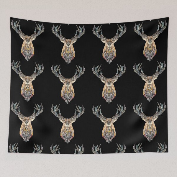 Item preview, Geometric deer head designed and sold by Dsn-art-1hicham.