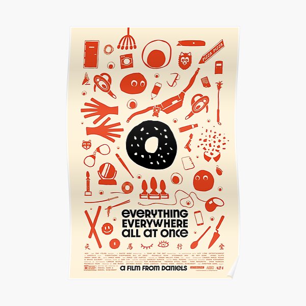 Everything Everywhere All at Once fan art movie poster Poster