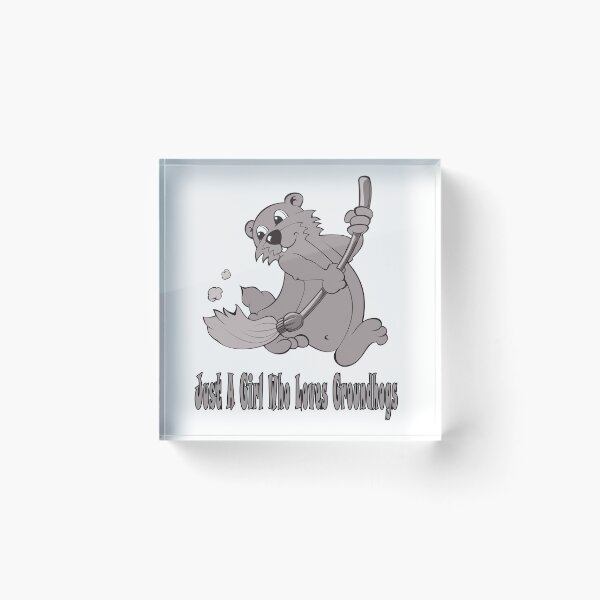 Item preview, Just A Girl Who Loves Groundhogs designed and sold by Soudesign99.