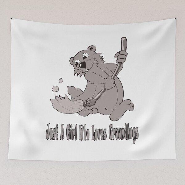 Item preview, Just A Girl Who Loves Groundhogs designed and sold by Soudesign99.