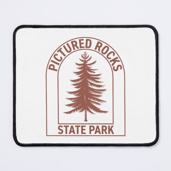 Item preview, Pictured Rocks State Park Michigan Vintage Tree designed and sold by HalpinDesign.