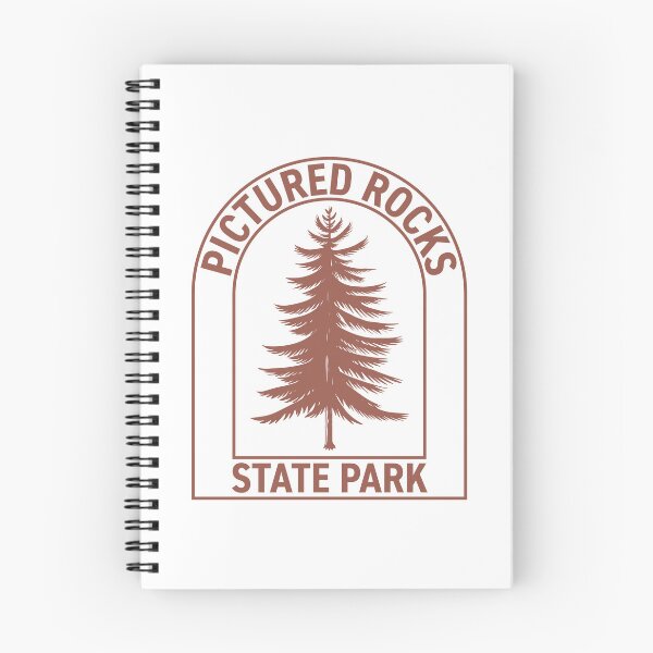 Item preview, Pictured Rocks State Park Michigan Vintage Tree designed and sold by HalpinDesign.
