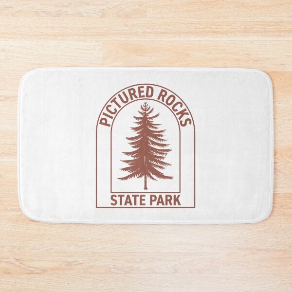 Item preview, Pictured Rocks State Park Michigan Vintage Tree designed and sold by HalpinDesign.