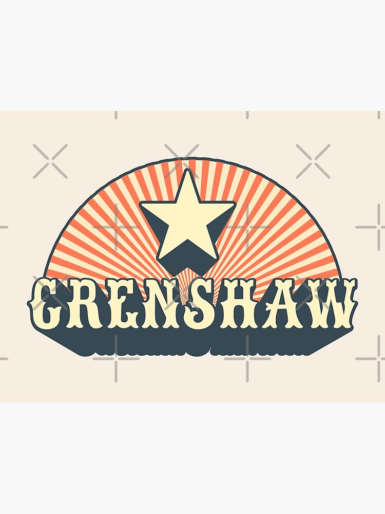 "Los Angeles Crenshaw LA Crenshaw LA Crenshaw logo" Poster for Sale