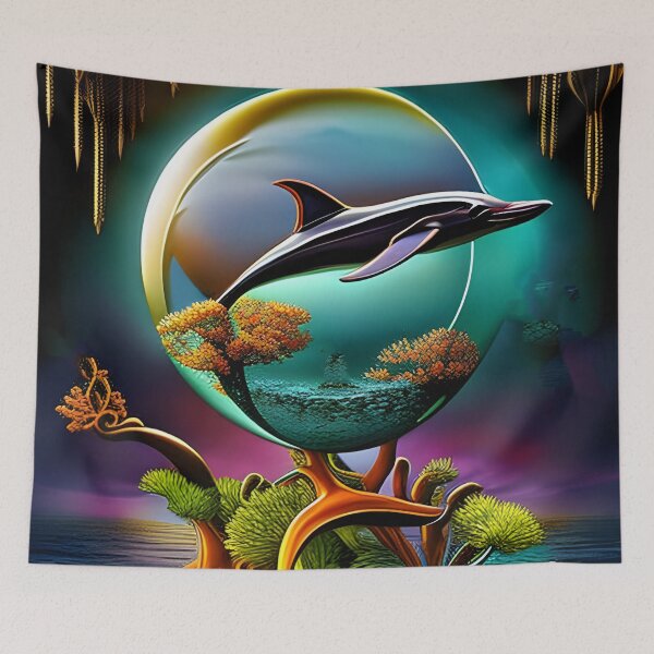 Item preview, Out Of This World Spheres Dolphin designed and sold by J-CCreations.