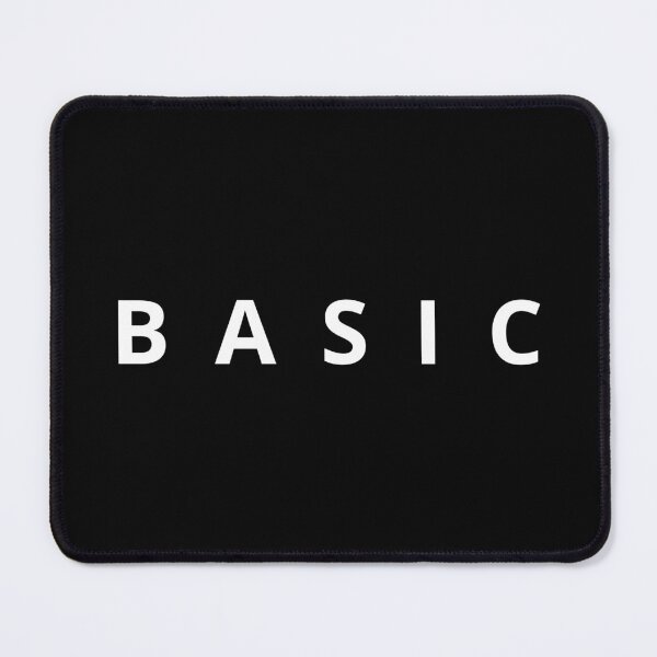 Item preview, BASIC (black) - Minimal - Aesthetic Design Merch - Aesthetics Text Word designed and sold by UniqqFactory.