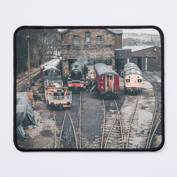 Item preview, Keighley & Worth Valley Railway, Engine sheds at Haworth. designed and sold by Rob Ford.