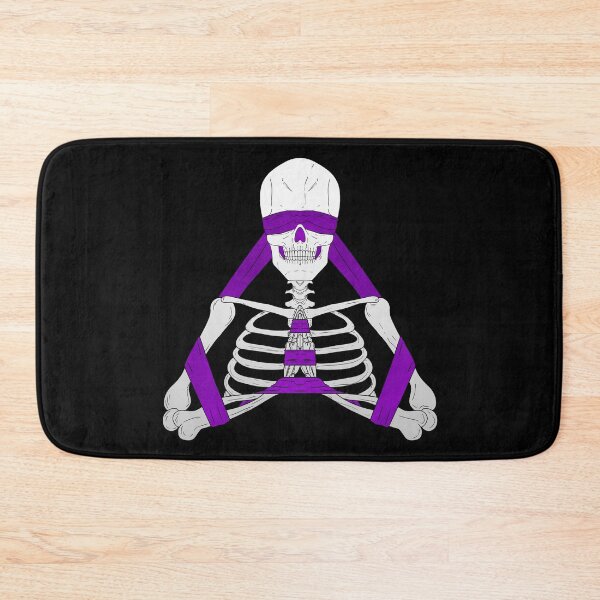 Item preview, Blindfold Ribbon Praying Skeleton Purple Ribbon designed and sold by FacundoGomez.