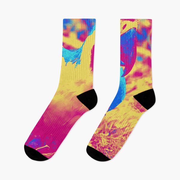 Item preview, Retrowave Parrot Yellow Pink Blue designed and sold by primipromi.