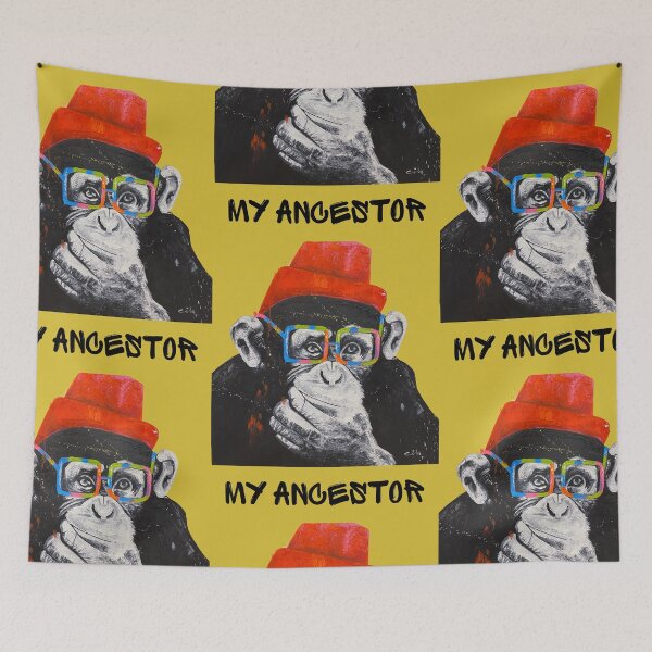 Item preview, My Ancestor Monkey Design  designed and sold by t1n3333.