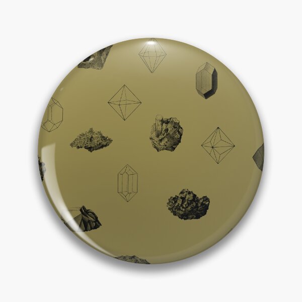 Item preview, Vintage minerals, mustard yellow designed and sold by perfektdesign.