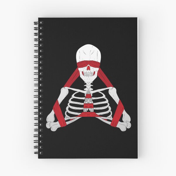 Item preview, Blindfold Ribbon Praying Skeleton Red Ribbon designed and sold by FacundoGomez.