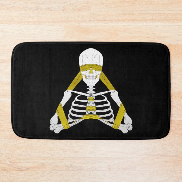 Item preview, Blindfold Ribbon Praying Skeleton Yellow Ribbon designed and sold by FacundoGomez.