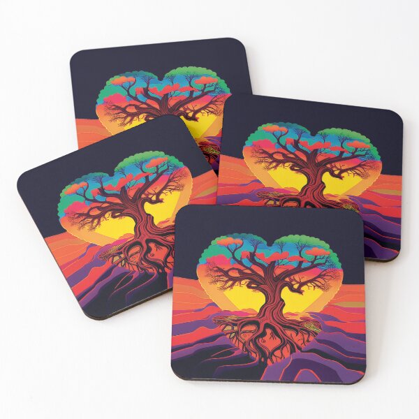 Item preview, Abstract Landscape Heart Tree#5 designed and sold by PhiloSophyEye.
