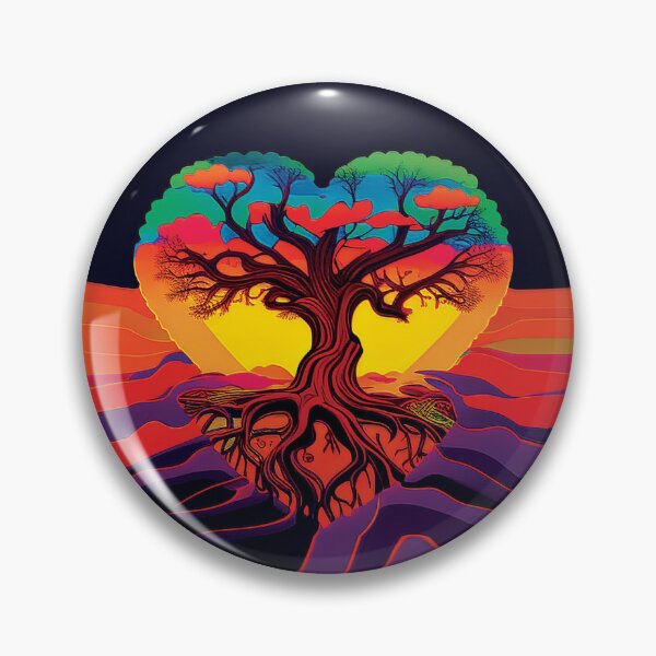 Item preview, Abstract Landscape Heart Tree#5 designed and sold by PhiloSophyEye.