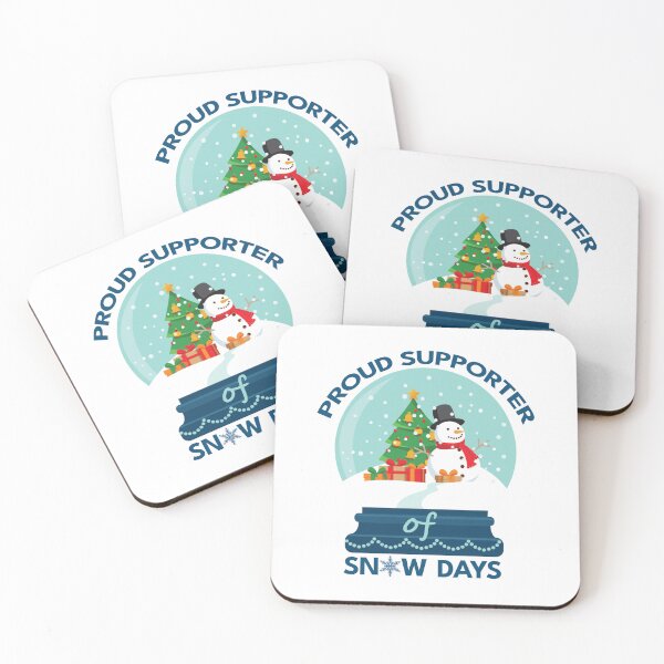 Item preview, Proud Supporter Of Snow Days Sticker designed and sold by Cityscape Canvas Co..