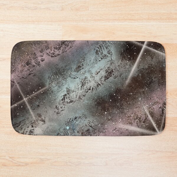 Item preview, Spray paint art nebula and stars designed and sold by WoodRocksArt.